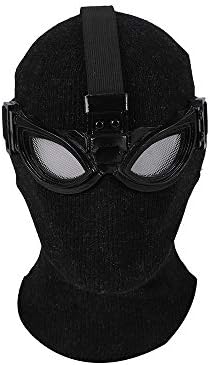 cossun Spiderman Cosplay Far From Home Costume Halloween Head Cover and eye Mask