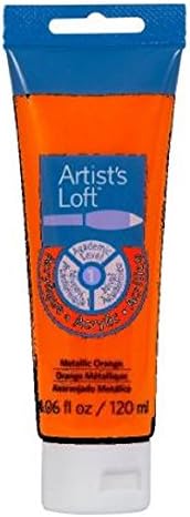 Artist's Loft Metallic Acrylic Paint, 4 oz. (Metallic Orange)