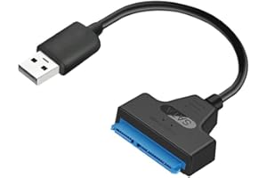 SATA Cable Adapter Laptop Set HDD SSD 7+15 Pin to USB 2.0 2.5 inch Hard Drive for Office Caring Computer Supplies Clever Desi