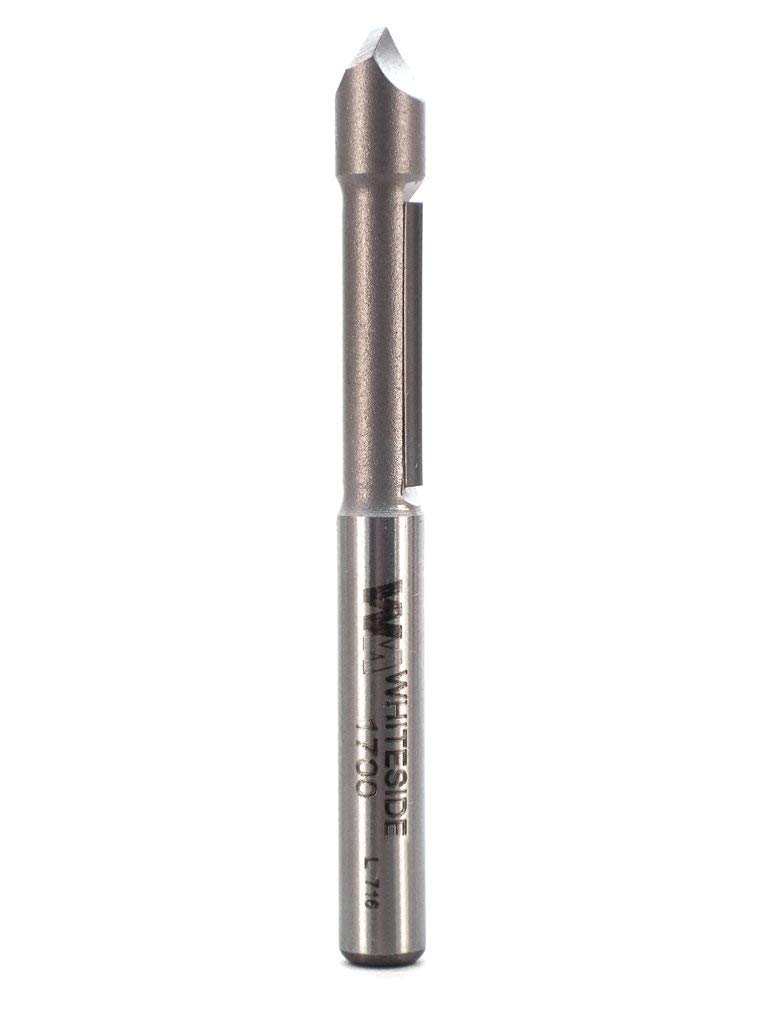 Whiteside Router Bits 1700 Plunge Panel Bit with 1/4-Inch Cutting Diameter and 3/4-Inch Cutting Length
