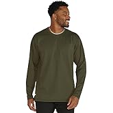 Men’s Long Sleeve Split Hem Shirt – Lightweight Moisture-Wicking – UV Protection – Soft 4-Way Stretch Fabric