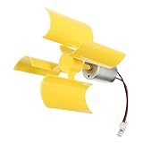 RoseSummer Diy Kit Small Dc Motor Vertical Micro Wind Turbines Blades Generator