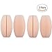 SUREMATE Silicone Bra Strap Cushions Soft Holder Non-slip Shoulder Protectors Pads 2 Pairs (Nude)