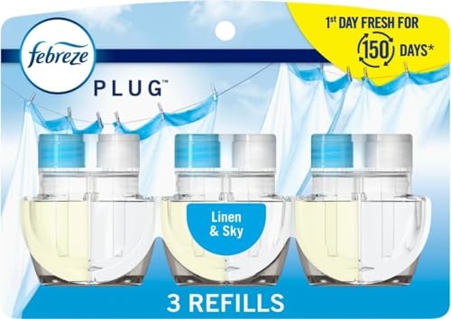 Febreze Plug-In Air Freshener, Odor-Fighting Scented Oil Refill, Air Fresheners for Home