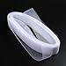 Sntieecr 50 Yards 2 Inch Stiff White Polyester Horsehair Braid for Polyester Boning Sewing Wedding Dress, Formal Gowns, Hat, DIY Bouquet Decorations