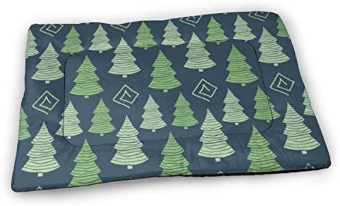 ペットベッド ペットマット クリスマス B0843x5rb2 グリーンツリー ペットカーペット ペットシーツ ペット用品 ペットクッション 産業 研究開発用品 中型 犬 猫 ベッド 防水 速乾 消臭 滑り止め ふわふわ 暖かい ペットハウス 清掃しやすい 睡眠マット 通年使える