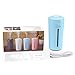 CLEEFUN Portable Small Cool Mist humidifier , Desktop Ultrasonic USB Air humidifier for Office Desk Home Bedroom and Car, 230ML Mini Cup Humidifiers with LED Night Light and No Noise(Blue)