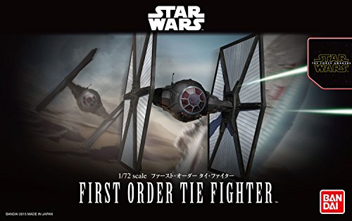 Bandai Hobby Plastic Model First Order Tie Fighter "Star Wars: The Force Awakens" Kit (1/72 Scale)