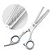 BETYLINE Hair Cutting Shears/Scissors Hairdressing Thinning Shears Set - Razor Edge and Teeth Edge,Thinning Hair Shears, Hairdressing Set (2 Shears)