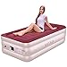 Twin Air Mattress, Raised Elevated Double High Airbed for Guest, Blow Up Inflatable Upgraded Air Mattresses with Built-in Pump & Pillow