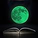 Moon Wall Decal, H2MTOOL 30cm Glow Moon Stickers for Kids Rooms Nursery Decor (Green, 30 cm / 11.8”)