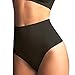 FIRSTLIKE Women Waist Cincher Girdle Tummy Slimmer Sexy Thong Panty Shapewear Black