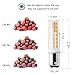 Ba15d LED Bulb 88LEDs, Ba15d Double Bayonet Base, 6W 120v 60W Equivalent, Dimmable Sewing Machine Lamp (Pack of 4) (BA15D Warm White 3000K)