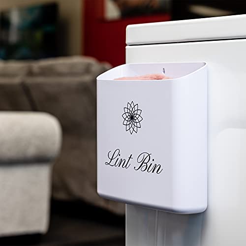 AfriOz Lint Bin for Laundry Room Farmhouse Trash Can Is