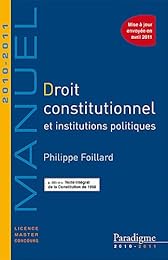 Droit constitutionnel et institutions politiques