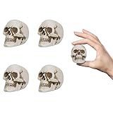 READAEER Resin Skull 4 pcs/Set, Mini Skull Model