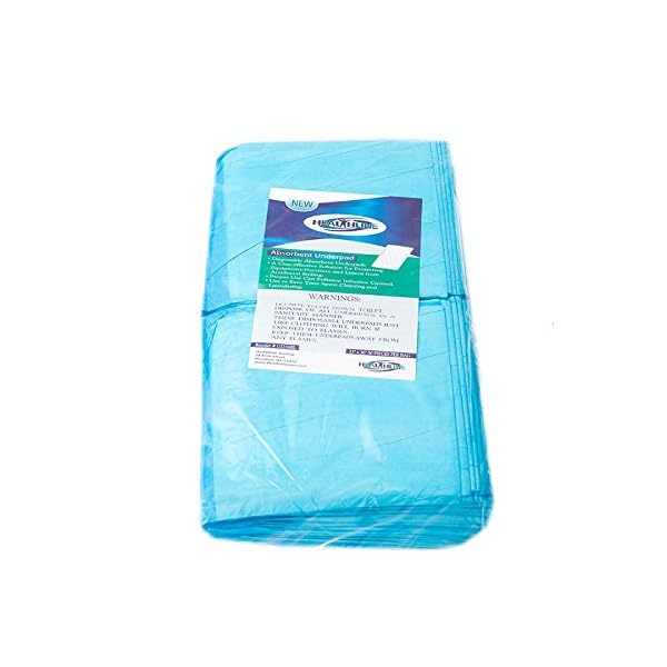Healthline (Chux) Disposable Underpads 23 x 36, Waterproof Highly