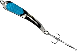 IRON DECOY Steely Fishing Lure Spoon, Casting, Trolling, Jigging, Ice, Lake, River, Stream, Freshwater, Trout, Bass, Walley, Salmon, Crappie, Pike