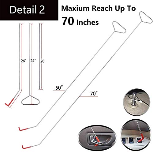 Emergency Car Repair Tool Kit 19 PCS Vehicle Door Unlocking Kit Car