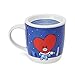 BT21 Official Merchandise by Line Friends - Winter Theme Character Ceramic Coffee Mug with Lid, TATA