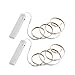 YOUKOYI Battery Powered LED Strip Lights Flexible Motion Sensor Closet Light for Cabinet/Cupord/Stairs, 4000k- 2 Pack