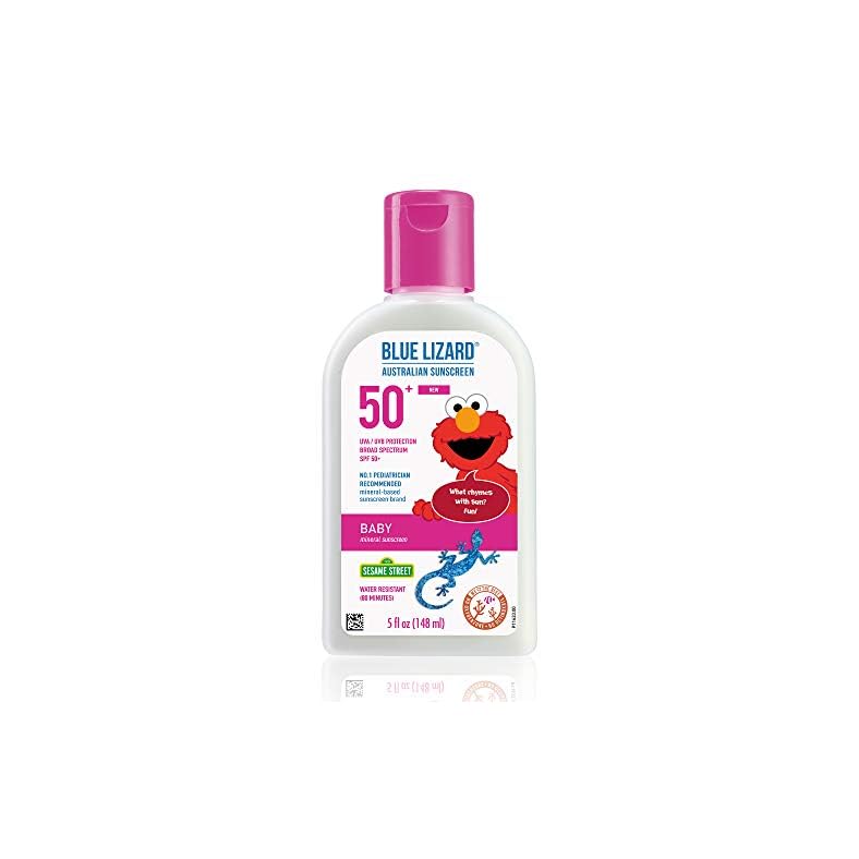 Blue Lizard Baby Mineral Sunscreen with Zinc Oxide, Water Resistant, UVA/UVB Protection with Smart Technology…