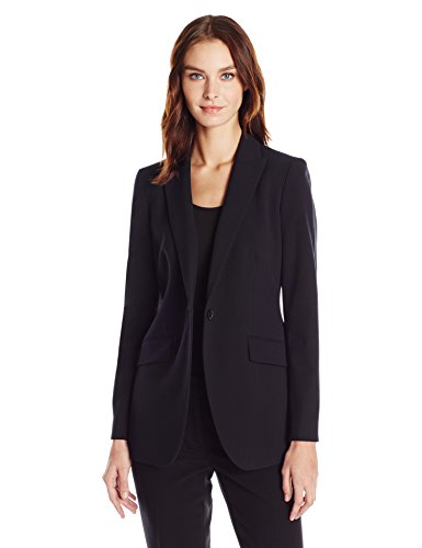 anne klein single button blazer