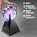7-Inch Purple Plasma Ball - Touch Sensitive Electricity Globe by Kicko - Plug-in Nebula Thunder Lightning Effect - Crystal Ball Kids Room Decor - Fun Science Toy for Parties and Bedrooms