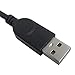 AFUNTA USB 2.0 Micro 5 Pin Female to Standard USB Male Extension Cable for Data Transfer -5 inch