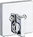 Kwikset 92580-004 258 Downtown Low Profile Slim Square Modern Contemporary Single Cylinder Deadbolt Door Lock featuring SmartKey Security in Polished Chrome