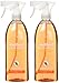 Method All-Purpose Cleaner Spray, Clementine, Plant-Based and Biodegradable Formula Perfect for Most Counters, Tiles, Stone, and More, 28 oz Spray Bottles, (Pack of 2)
