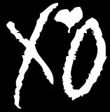 DECAL ADDICTION, INC | XO The Weeknd Drake Rap Lifestyle WHITE Vinyl Car/Laptop/Window/Wall Decal