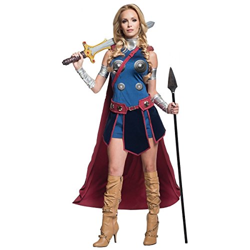GSG Valkyrie Costume Adult Female Thor Hero Halloween Fancy Dress