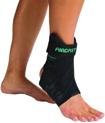 DJO Air Ankle Support Black X-Large Left Ankle, Hook and Loop Closure