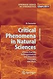 Critical Phenomena in Natural Sciences: Chaos, Fractals, Selforganization and Disorder: Concepts and Tools (Springer Series in Synergetics)