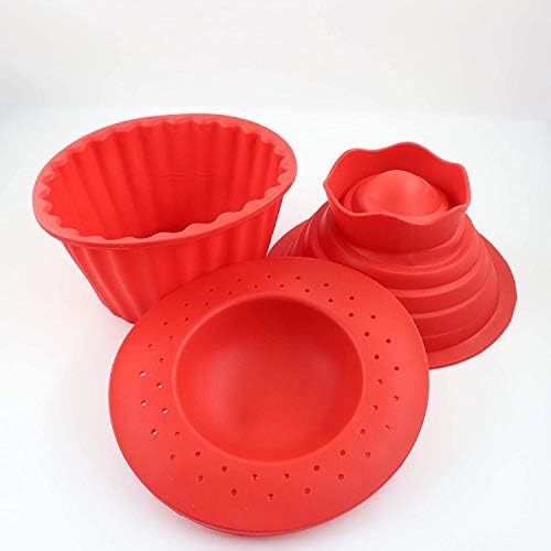 Toysdone Giant Cupcake Molds,Dishwasher Safe Big Top Silicone Cupcake Molds,NonStick Jumbo