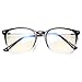 Simvey Square Computer Blue Light Blocking Glasses TR90 Frame Gaming Glasses Unisex Lucency