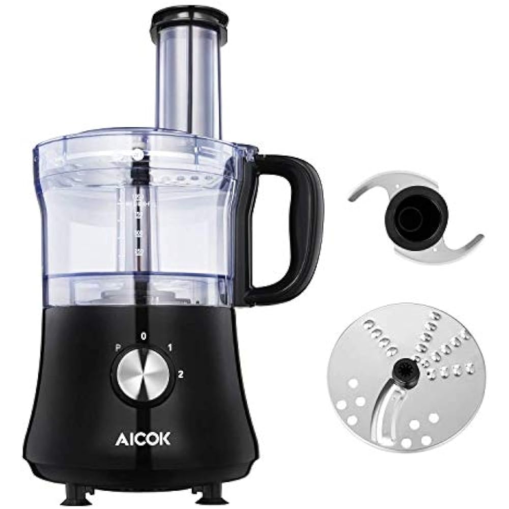 Aicok Food Processors 8Cup Processor, Meat 2Speed 500W, Exact System