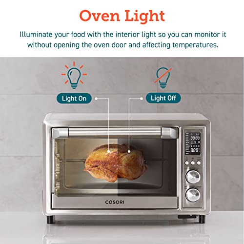 COSORI Air Fryer Toaster Oven, 12in1 Convection Ovens with Rotisserie
