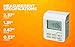 Woods 50008 Indoor 7-Day Digital Plug-in Timer; 1 Polarized Outlet; 1 Pack; White