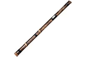 SUTILA Shakuhachi 54cm Vertical Flute D Key Shakuhachi 5 Holes Bamboo Flute Woodwind Instrument (Classic)