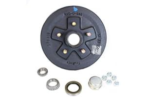 SOUTHWEST WHEEL 5-Hole, 4.5" Bolt Circle Brake Drum for 3,500 lb. Axles