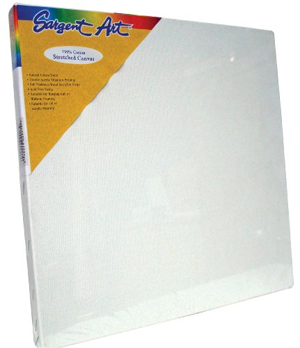 Sargent Art 90-2004 36x36-Inch 100% Cotton Stretched Canvas