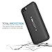 UNU iPhone 5S Battery Case, AERO Wireless iPhone 5S Case with Charging Pad [Black/Black] 1 YR -2000mAh Portable Charger, External Juice Power Bank and Charging Case[MFI Apple Certified]