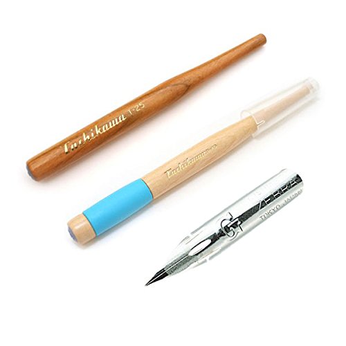 TachikawaComic Pen Nib Holder T-25, T-40 and Zebra Comic G Model Chrome Pen Nib, 10 Nibs (PG-6C-C-K) Set