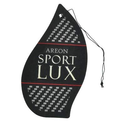 Areon Sport LUX Quality Perfume/Cologne Cardboard Car & Home Air Freshener, Silver (Pack of 12)
