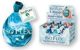 Isoflex Marbleized Marble Stress Ball Hand Massager in Assorted Colors