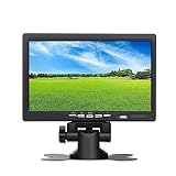 UOTOO 7 inch Small Portable HDMI VGA 1024x600 HD LCD Monitor for PC Laptop, TV, Security Camera, Raspberry pi 3 Display Screen Monitor, Video HDMI Monitor, Build in Speaker