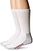 Wolverine Men's 2 Pack Steel Toe Cotton Mid Calf Sock, White, Sock Size:10-13/Shoe Size: 6-12/ Fits Shoe 9-13