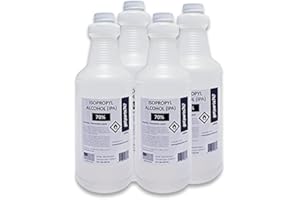 GOTPARTS747 Isopropyl Alcohol 70% - 4 x 1000 ml (More Than ONE Gallon) USP Grade IPA 70 Percent - Made in The USA